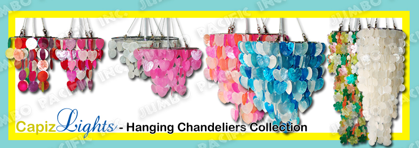 Capiz Hanging Chandelier