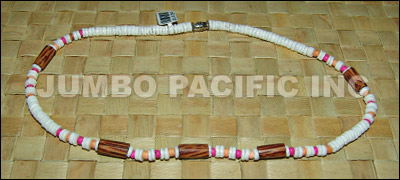 Shell Heishe Necklace with coco beads